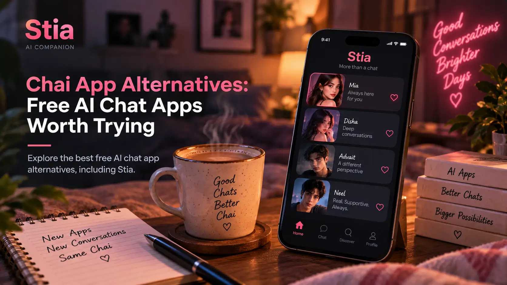 Chai App Alternatives: Free AI Chat Apps Worth Trying